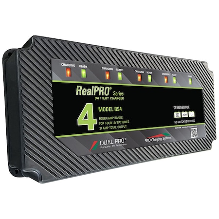 Dual Pro RealPRO Series Battery Charger - 24A - 4-Bank RS4